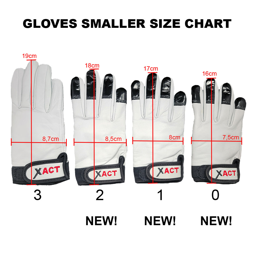 Xact Goat Skin Leather Skating Safety Gloves